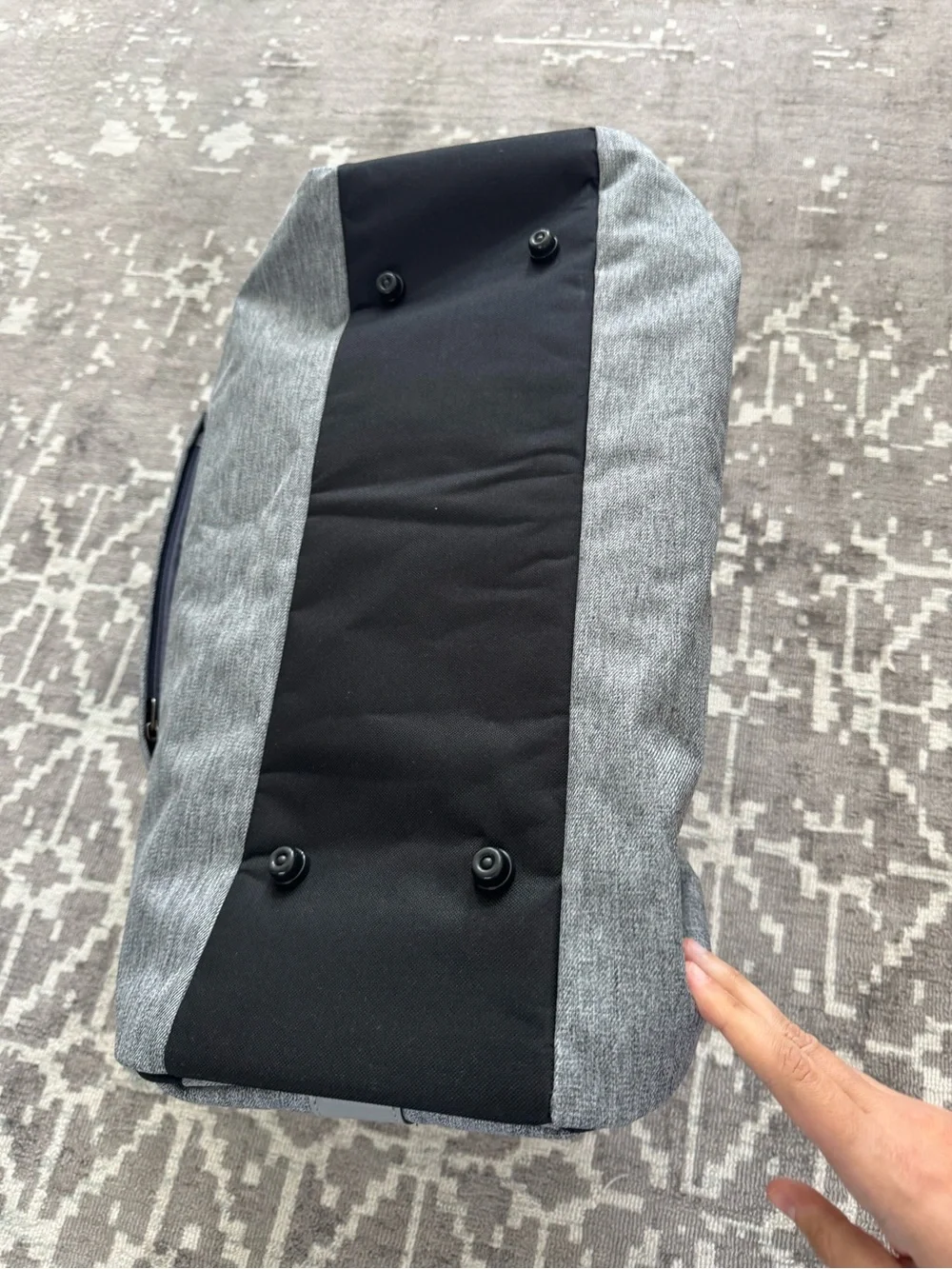 Convertible Garment Carry On Duffle Bag Shoulder Strap Hanging Suit Travel
